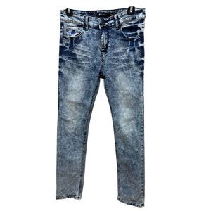 Rocawear Women's Straight Leg Jeans in Washed Blue